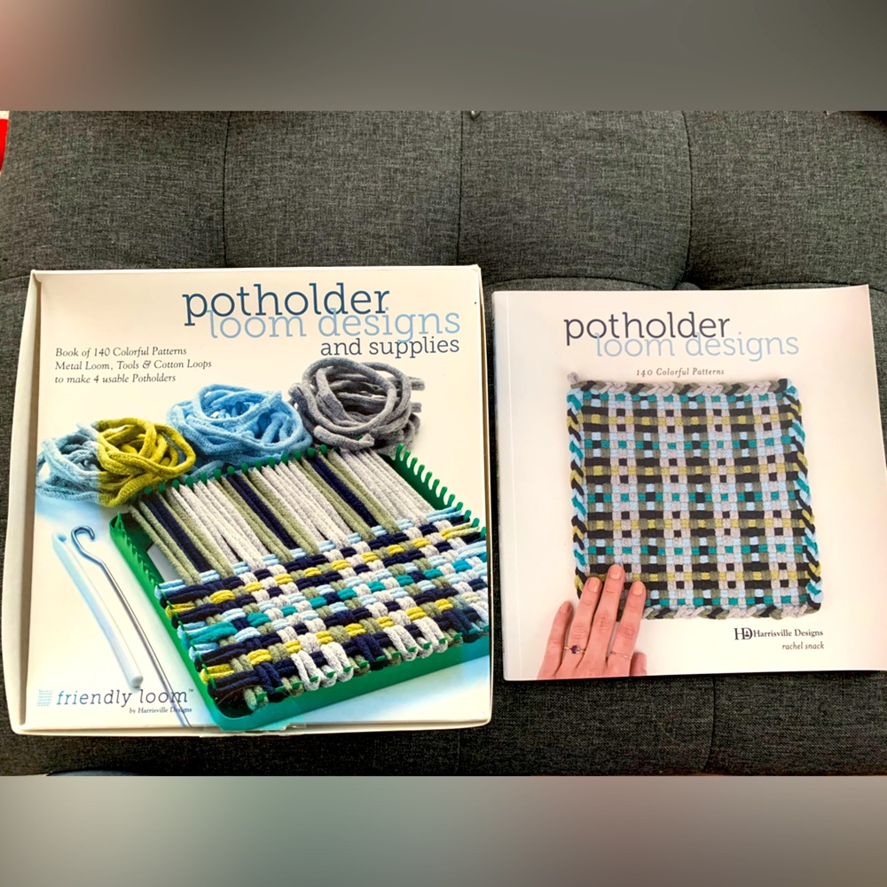 Potholder Loom Designs Book and Supplies